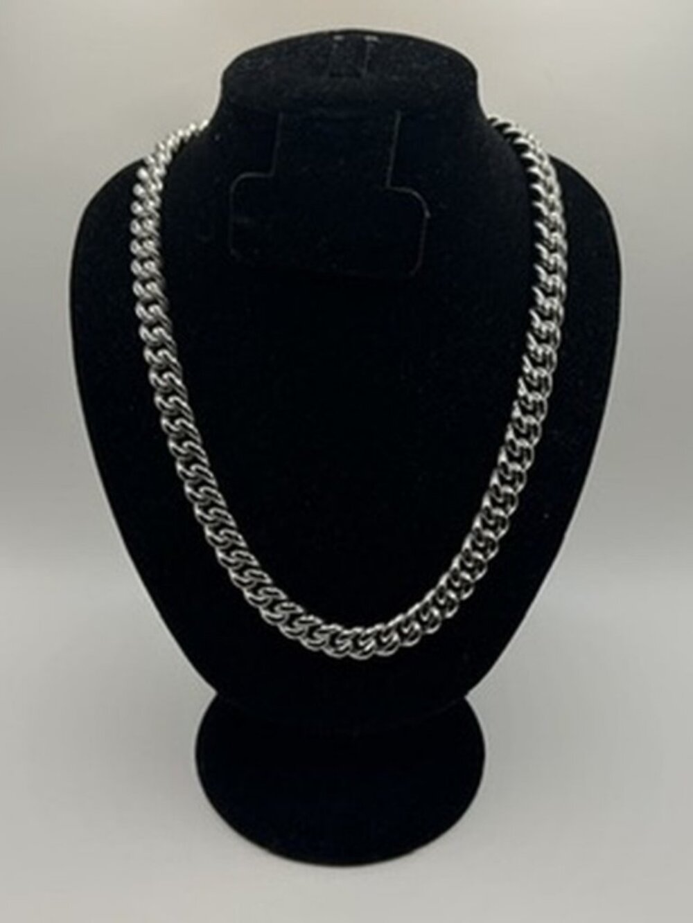 Real Silver Cuban Link 10mm 22 Inch Mens Plated Drip Miami Solid Heavy Chain